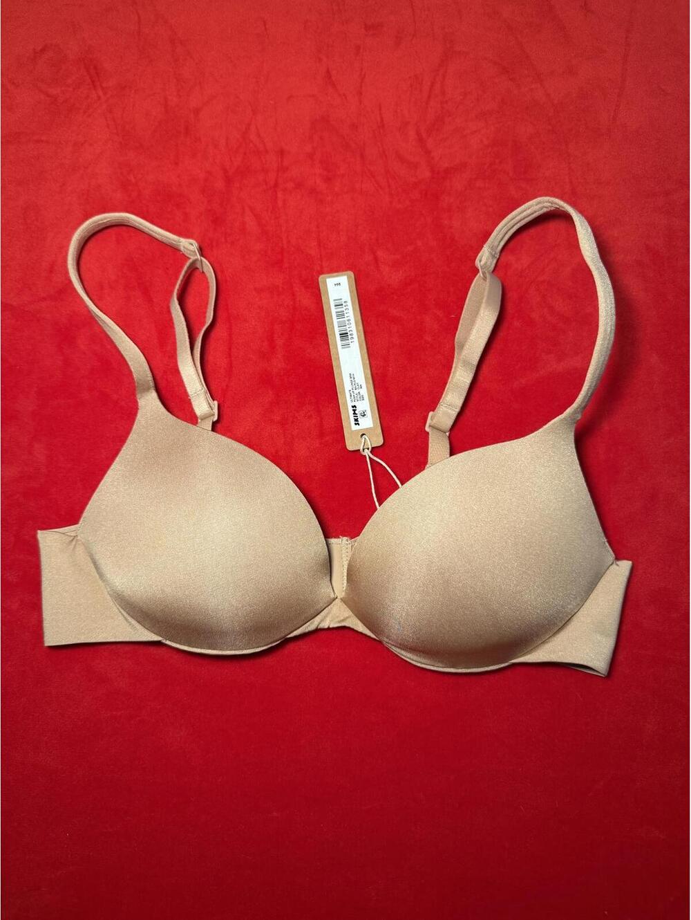 Skims Ultimate Push Up Plunge Bra Color Clay Size 30A